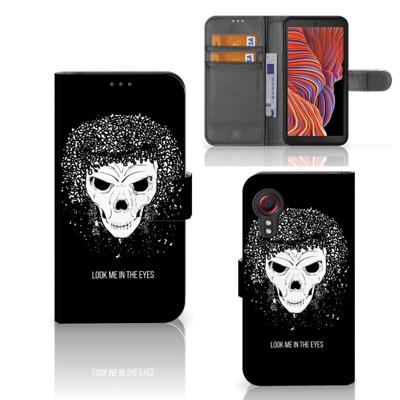 Telefoonhoesje met Naam Samsung Galaxy Xcover 5 Skull Hair Telefoonhoesje met Naam Samsung Galaxy Xcover 5 Skull Hair