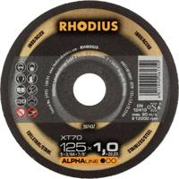 Rhodius XT70 207437 Doorslijpschijf recht 125 mm 1 stuk(s) RVS, Staal
