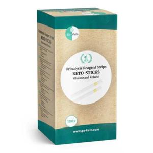 Go-Keto Glucose en Ketonen Urine Teststrips (100  stuks)