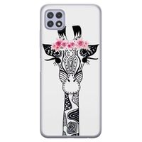 Samsung Galaxy A22 5G siliconen telefoonhoesje - Giraffe Samsung Galaxy A22 5G siliconen telefoonhoesje - Giraffe