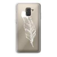 Pluim: Samsung Galaxy A8 (2018) Transparant Hoesje