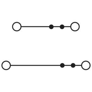 Phoenix Contact UTTB 4 HV 3000610 Klem 2-etages 0.14 mm² 6 mm² Grijs 50 stuk(s)