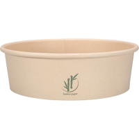 Maaltijdbowl | 500ml | 150mm | 45mm | karton + PE | naturel | 300 stuks