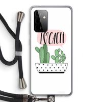 I love cacti: Samsung Galaxy A72 5G Transparant Hoesje met koord