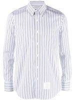 Thom Browne striped poplin shirt - Blanc