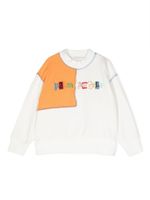 Palm Angels Kids sweat à logo brodé - Blanc