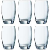 Waterglazen Salto - 6x st - 350 ml - glas - sapglazen - glazen - drinkglazen