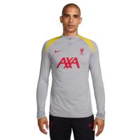 Nike Liverpool Strike Trainingstrui 1/4-Zip 2024-2025 Grijs Geel Rood Nike Liverpool Strike Trainingstrui 1/4-Zip 2024-2025 Grijs Geel Rood