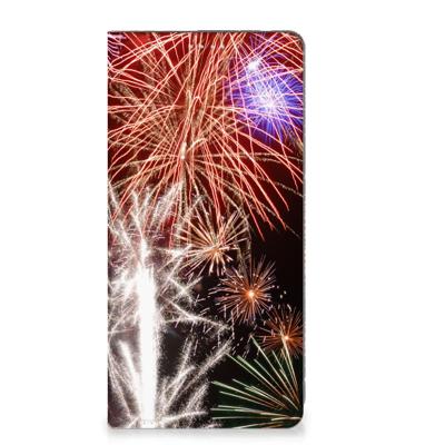 Motorola Moto G72 Hippe | Standcase | Vuurwerk