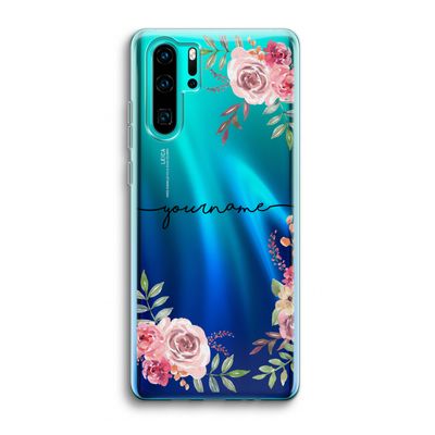 Rozen: Huawei P30 Pro Transparant Hoesje