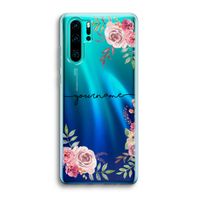 Rozen: Huawei P30 Pro Transparant Hoesje