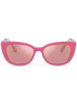 Dolce & Gabbana Eyewear lunettes de soleil Happy Garden à monture carrée - Rose