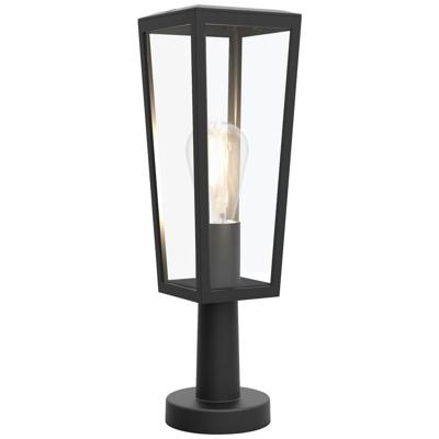 Lutec 7196601012 PINE Staande buitenlamp E27 Zwart