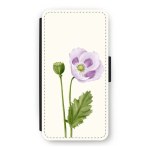 Purple poppy: iPhone 12 Flip Hoesje