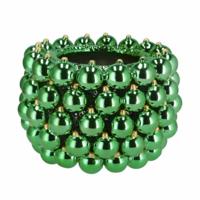 Daan Kromhout Bloempot christmasball groen 15 cm | 2 stuks
