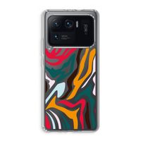 Colored Zebra: Xiaomi Mi 11 Ultra Transparant Hoesje