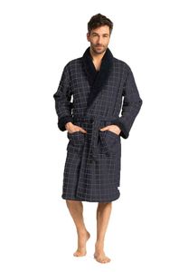 Eskimo heren badjas ruit-2xl