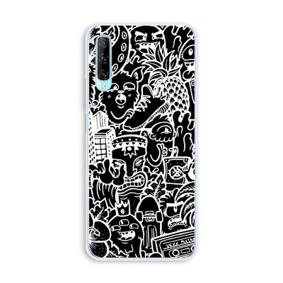 Vexx Black Mixtape: Huawei P Smart Pro Transparant Hoesje
