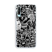Vexx Black Mixtape: Huawei P Smart Pro Transparant Hoesje