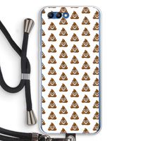 Poop emoji: Honor 10 Transparant Hoesje met koord