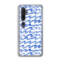 Blauwe golven: Xiaomi Mi Note 10 Pro Transparant Hoesje