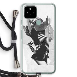 House: Pixel 5 Transparant Hoesje met koord