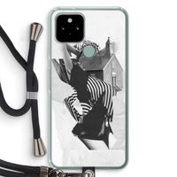 House: Pixel 5 Transparant Hoesje met koord
