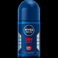 NIVEA MEN Dry Impact AntiTranspirant Deodorant Roller 50ml 72 uur bescherming Alcoholvrij en antibacterieel bij Jumbo