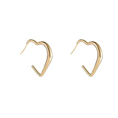 Day&Eve Oorbellen Heart Hoop | Goud