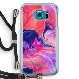 Earth And Ocean: Samsung Galaxy S6 Transparant Hoesje met koord