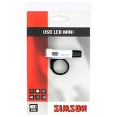 Simson usb oplaadbare voorlamp mini