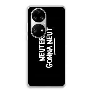 Neuters (zwart): Huawei P50 Pro Transparant Hoesje