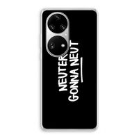 Neuters (zwart): Huawei P50 Pro Transparant Hoesje