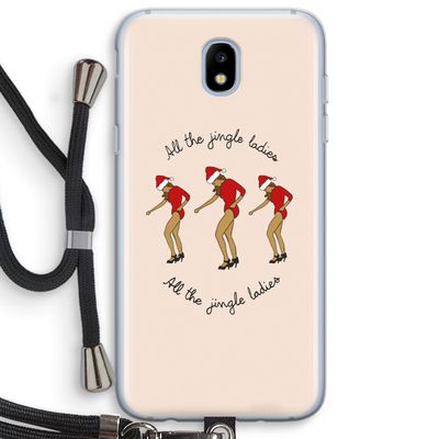 Jingle Ladies: Samsung Galaxy J5 (2017) Transparant Hoesje met koord