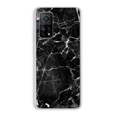 Zwart Marmer 2: Xiaomi Mi 10T 5G Transparant Hoesje