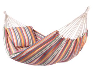 'Isla' Double Tweepersoons Hangmat - 180 kg - Veelkleurig - Brazilië - 123 Hammock