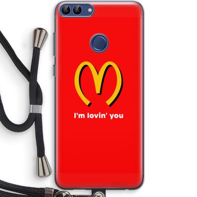 I'm lovin' you: Huawei P Smart (2018) Transparant Hoesje met koord