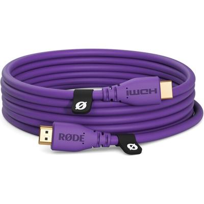 Rode HDMI kabel 3m paars