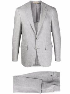 Canali costume à veste à simple boutonnage - Gris