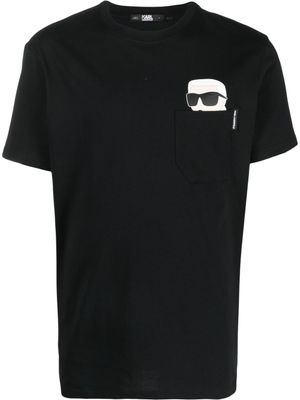 Karl Lagerfeld t-shirt Ikon 2.0 - Noir
