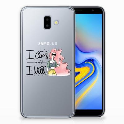 Samsung Galaxy J6 Plus (2018) Telefoonhoesje met Naam i Can Samsung Galaxy J6 Plus (2018) Telefoonhoesje met Naam i Can