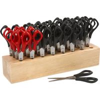 Creativ Company Schoolscharen met rek, l: 14 cm, rond, 1 set