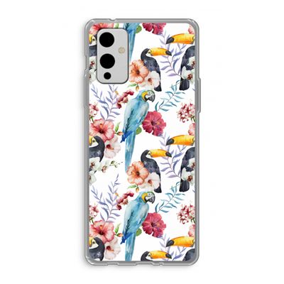 Bloemen tukan: OnePlus 9 Transparant Hoesje