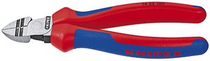 Knipex Afstrip-zijsnijtang zwart geatramenteerd met meer-componentengrepen 160 mm - 1422160