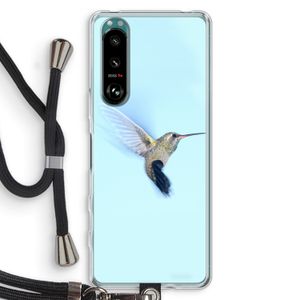 Kolibri: Sony Xperia 5 III Transparant Hoesje met koord
