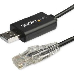 StarTech.com 1.8 m Cisco USB console kabel USB naar RJ45