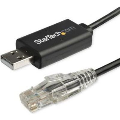 StarTech.com 1.8 m Cisco USB console kabel USB naar RJ45
