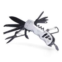 Multifuncitonele mes EDM 08557 K2 Zilverkleurig Karabijnhaak