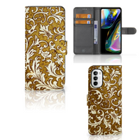 Wallet Case Motorola Moto G52 | Moto G82 Barok Goud - thumbnail