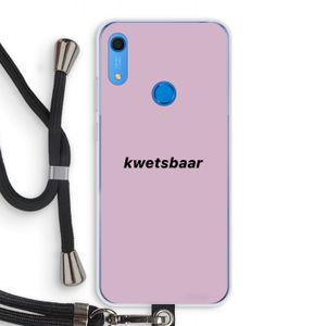 kwetsbaar: Huawei Y6s Transparant Hoesje met koord